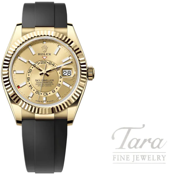 Rolex Sky-Dweller 42MM 18K Yellow Gold Pre-Owned