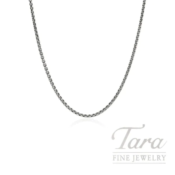 John Hardy Box Chain Necklace, Sterling Silver, 2.7MM