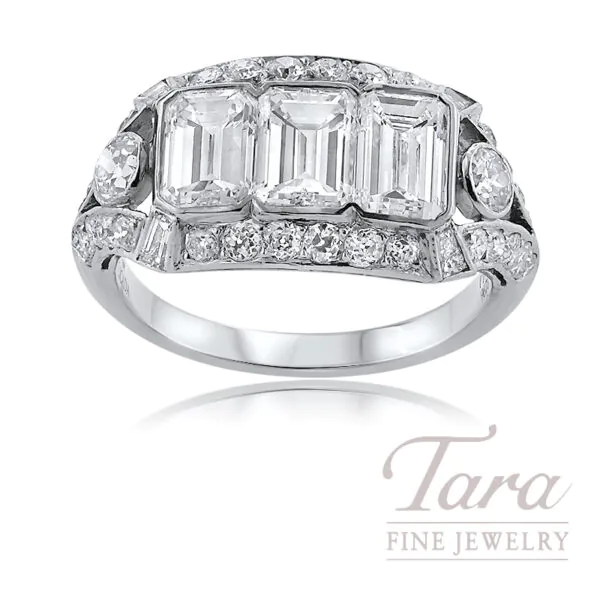 Platinum Diamond Ring 2.99TDW