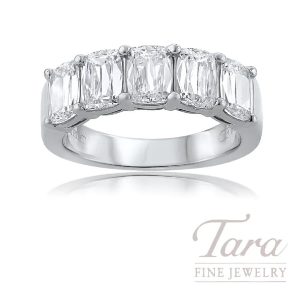 Platinum 5-Stone Diamond Band 2.56TDW