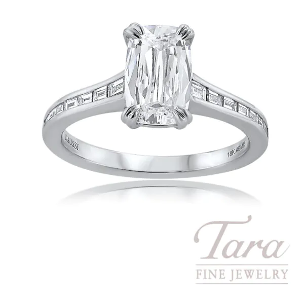 18K White Gold Diamond Engagement Ring 1.75TDW