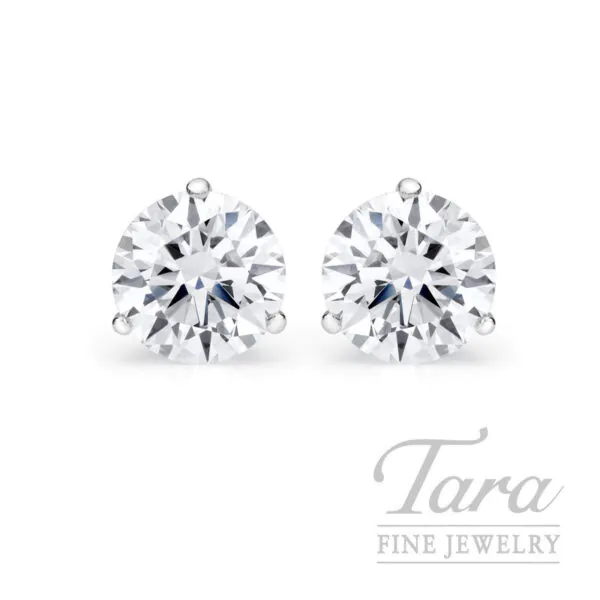 2.00CT. GIA Diamond Stud Earrings, J-VS1