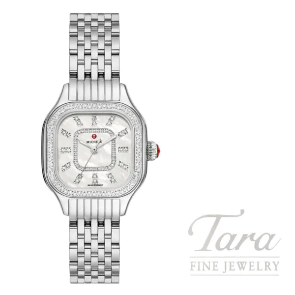 MICHELE Meggie Diamond Stainless Steel Watch, 29mm