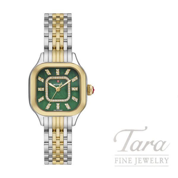 Michele Meggie, 18K and Diamond Dial, 29MM
