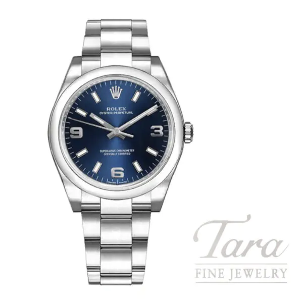 Rolex Oyster Perpetual 34MM 904L Stainless Steel Pre-Owned