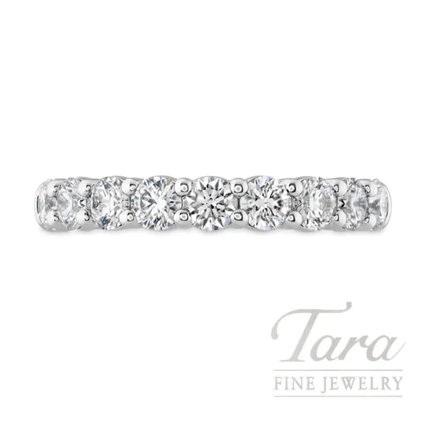 Hearts On Fire 18k White Gold 1.08 TDW 5-Stone Diamond Band