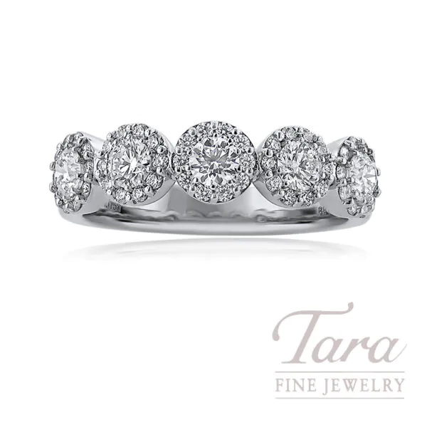 Hearts on Fire 18K White Gold Diamond Fulfilment Band 0.90TDW