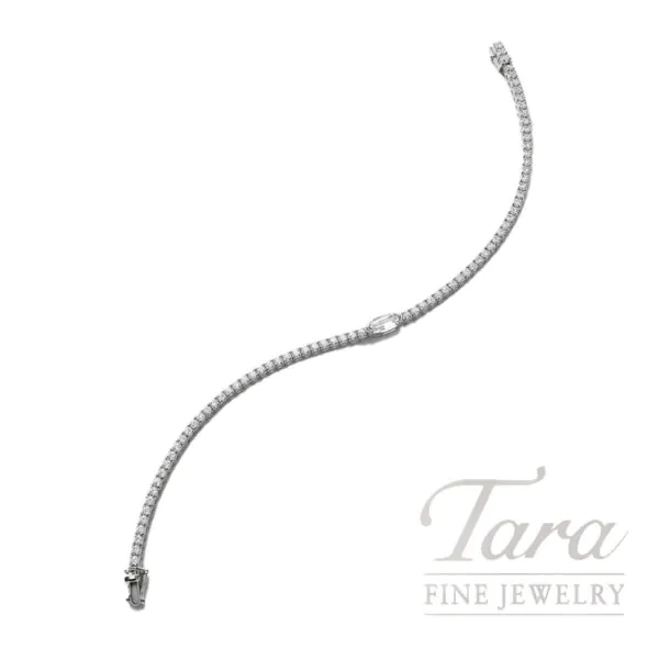 Norman Covan 18K White Gold Diamond Bracelet, 2.53TDW