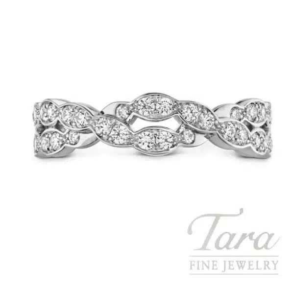 Hearts on Fire 18K White Gold Diamond Ring 0.37 TDW