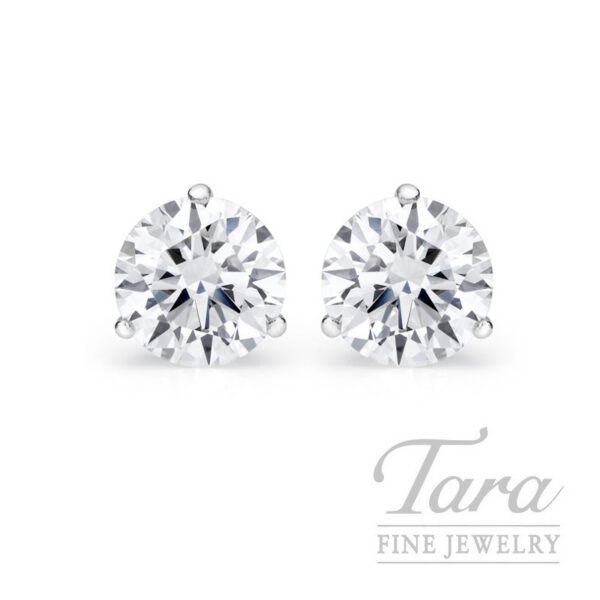 1.42CT. De Beers Origin Diamond Stud Earrings, I-VS2/I-VS2