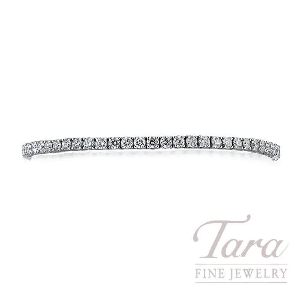 18K White Gold Diamond Tennis Bracelet 6.07TDW, 9.7G