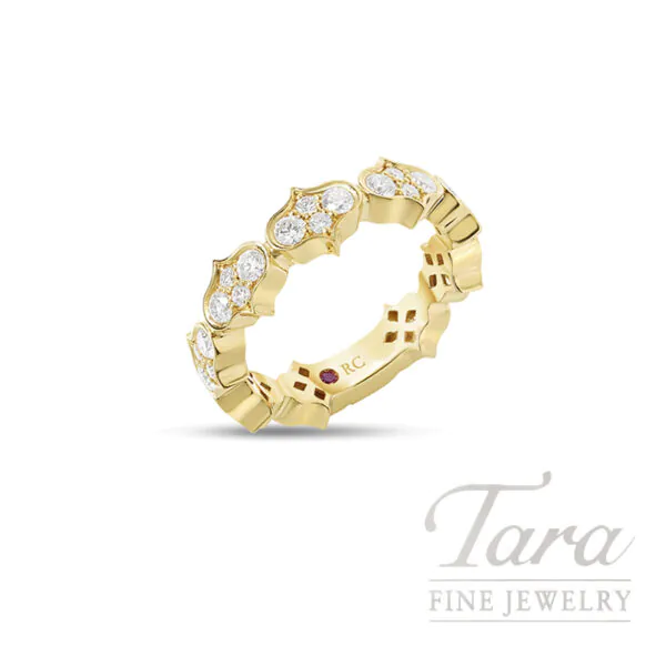 Roberto Coin 18K Yellow Gold Diamond Cobra Ring .75TDW
