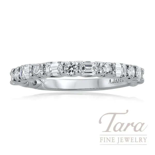 A. Jaffe 18K White Gold Diamond Band 0.90 TDW