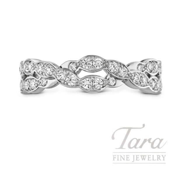 Hearts on Fire 18K White Gold Diamond Ring 0.37 TDW