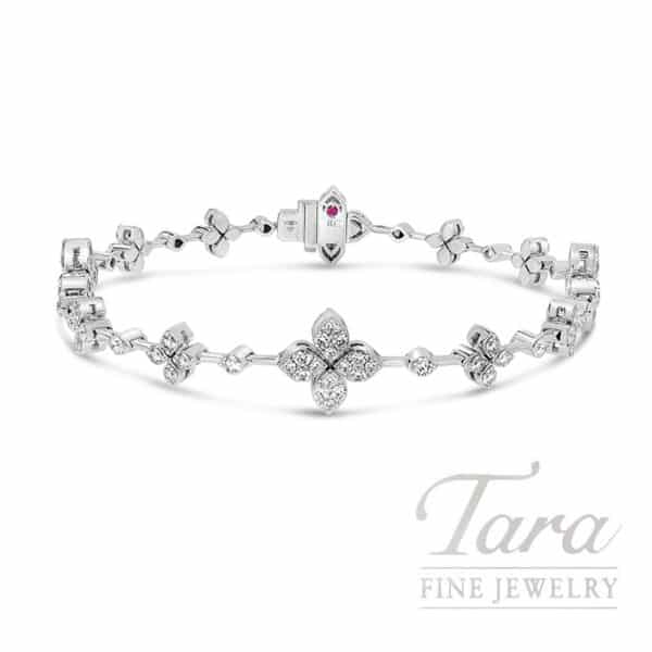 Roberto Coin Love in Verona 18K White Gold Diamond Bracelet, 1.78 TDW