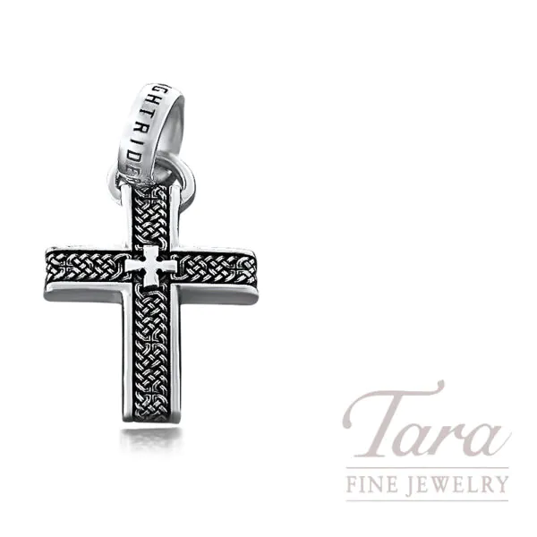 Night Rider Sterling Silver Joshua Cross Pendant