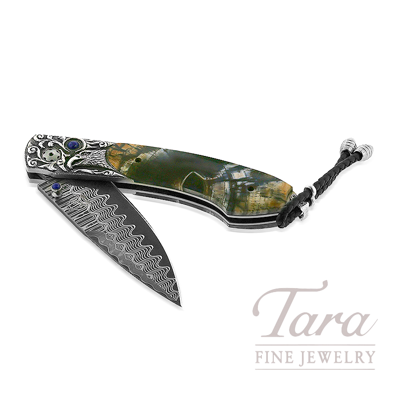 William Henry Sterling Silver B12 Freedom Wave Knife, #055/100