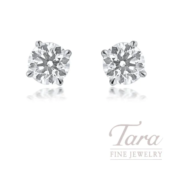 Hearts on Fire Platinum 3.18 TDW Diamond Stud Earrings